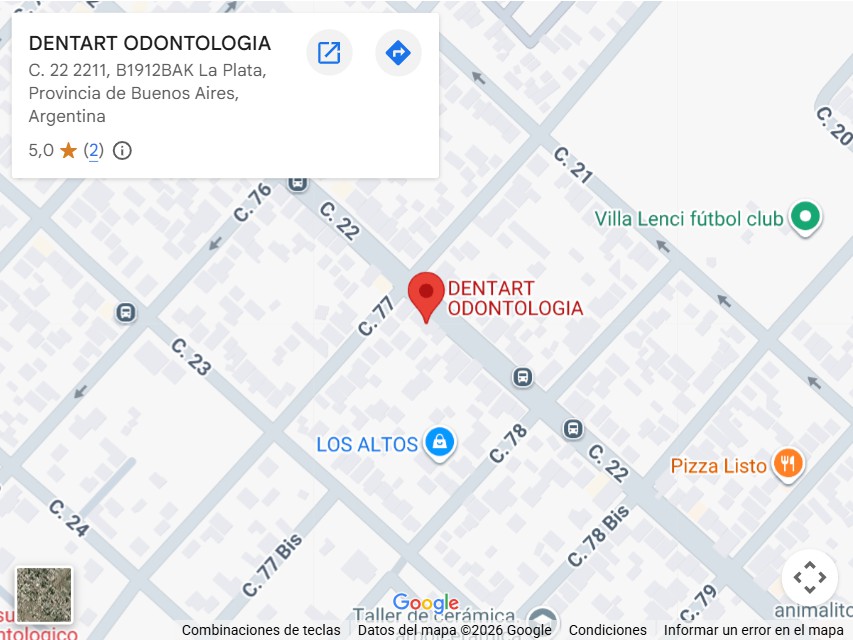 Mapa de ubicación Calle 22 nº 228